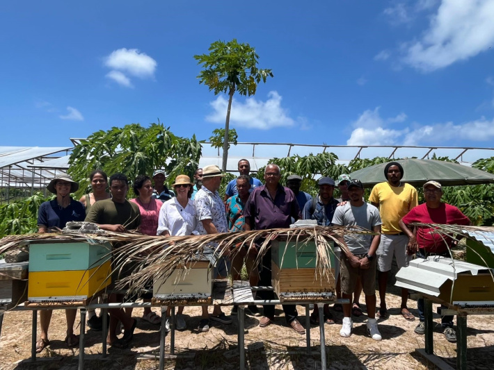 Praslin renforce les compétences en apiculture