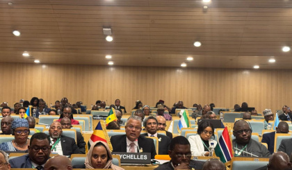 VP Pillay represents Seychelles at APRM Forum, AU Assembly