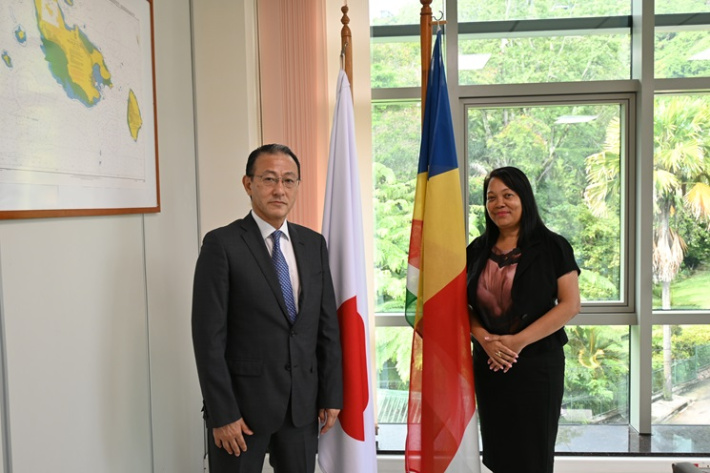 Minister for Transport receives Japanese ambassador on courtesy visit