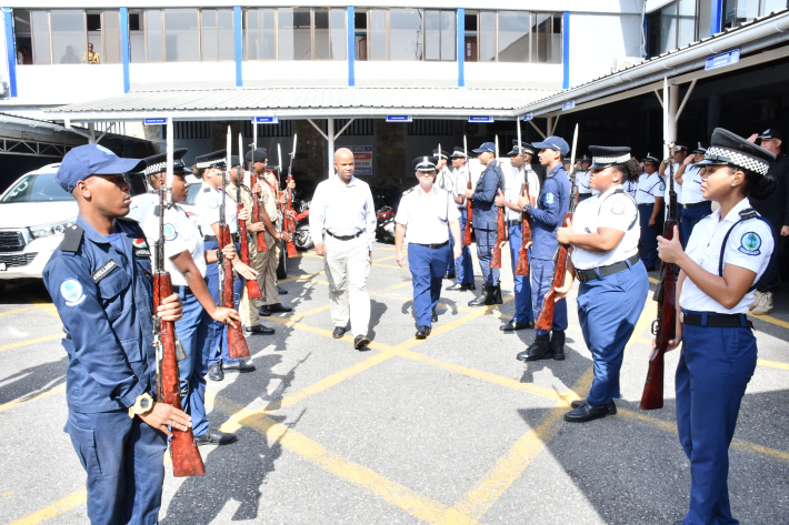Seychelles Police Force honours outgoing Commissioner Ted Barbe