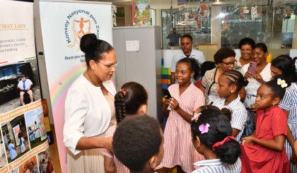 First Lady connects with  youth in open dialogue