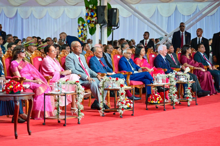 Seychelles President joins  Mauritius in celebrating  unity and independence   