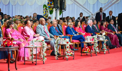 Seychelles President joins  Mauritius in celebrating  unity and independence   