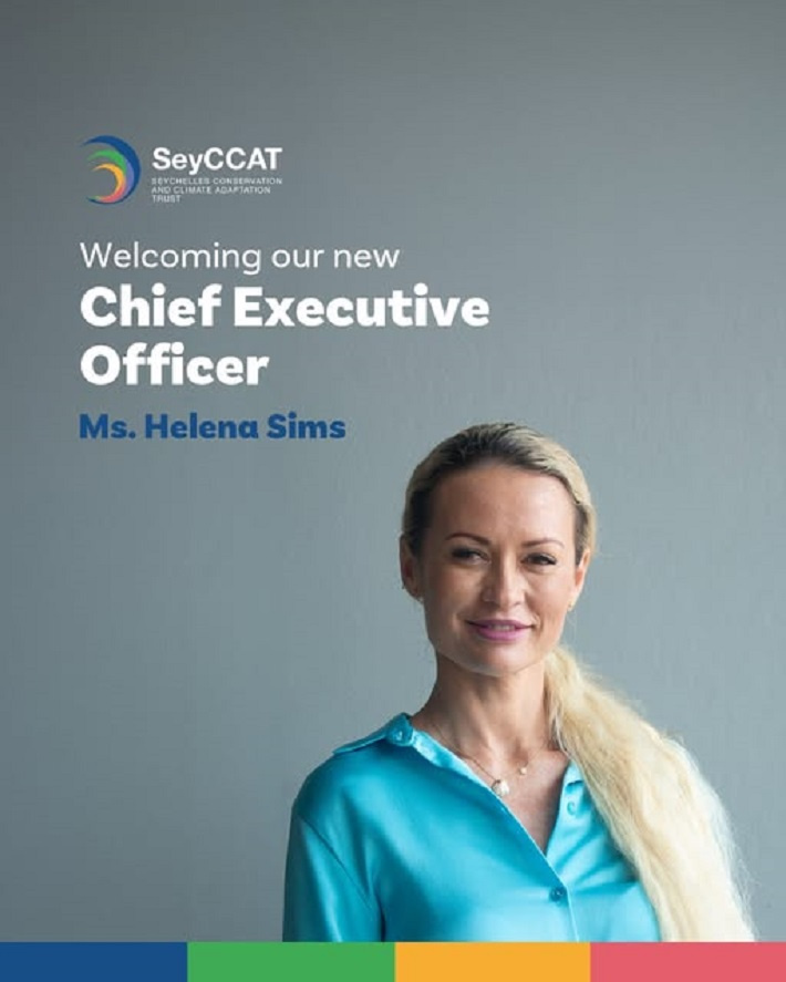 Helena Sims is SeyCCAT’s new chief executive