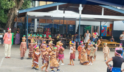 ISS celebrates creativity with vibrant hat parade