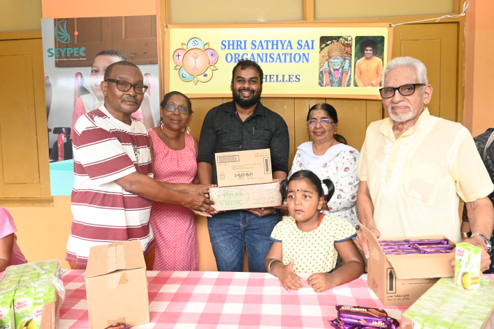 School for the Exceptional Child receives donation from Shree Sathya Sai Organisation Seychelles