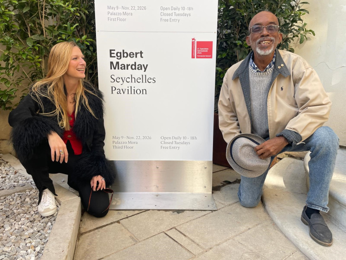 Seychelles artist Egbert Marday makes historic debut at 61st Venice Biennale