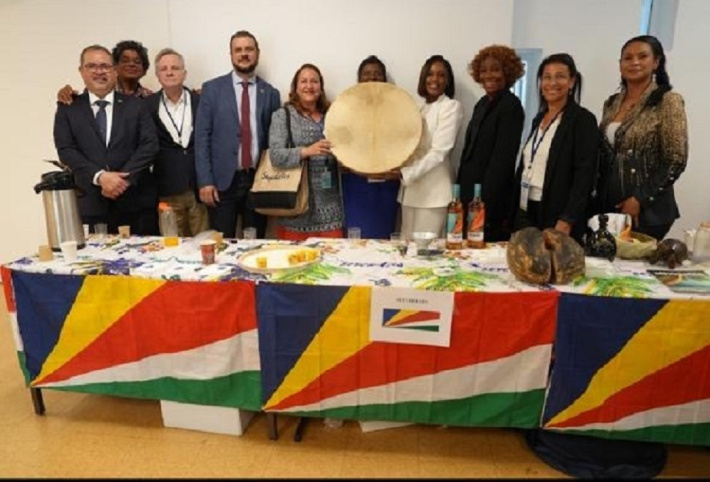 Seychelles showcases leadership at Unesco forum for Sids