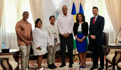 President welcomes young talent Abdel Assary   