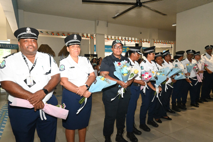 Graduated police officers return from Rwanda training programmes