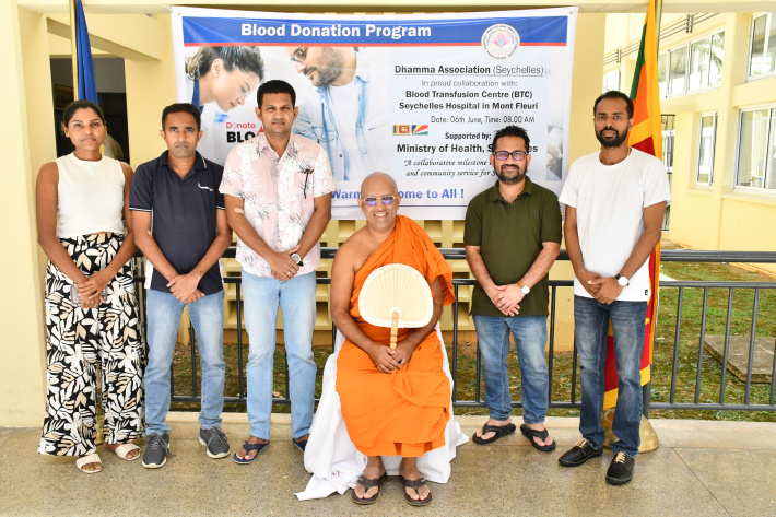 Dhamma Association hosts blood donation drive