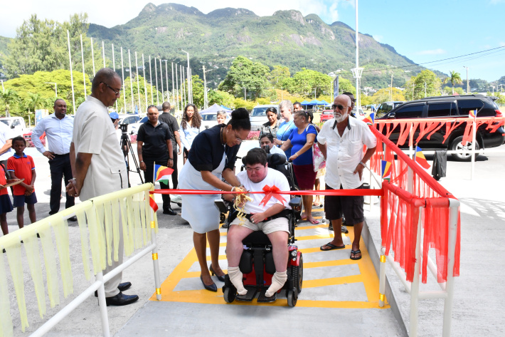 New accessibility ramp opens at Stad Linite