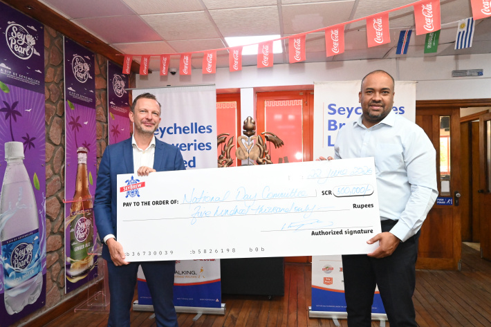 SBL donates R500,000 towards Seychelles’ 50th Independence celebrations