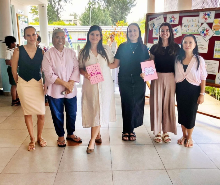 Swiss trainee teachers strengthen international partnership at Trotters Stop School