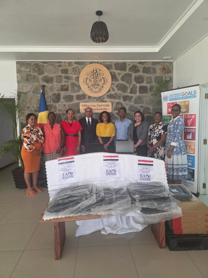 Egyptian embassy donates laptops to support ‘Boys Connect’ digital camp