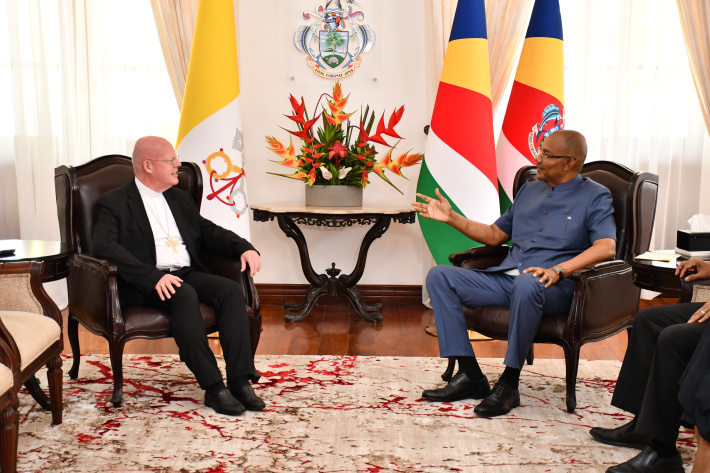 Archbishop Tomasz Grysa bids farewell to Seychelles after three and a half years of service