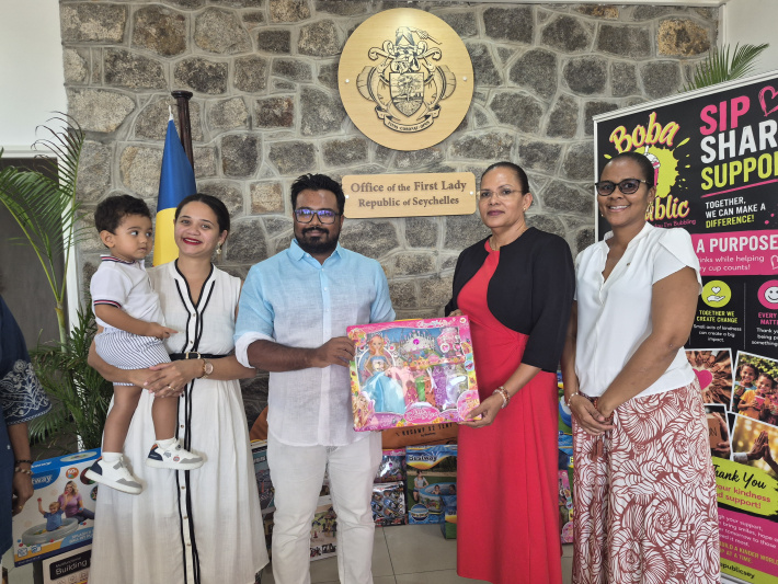 Boba Republic donates toys worth over R30,000 to Office of the First Lady