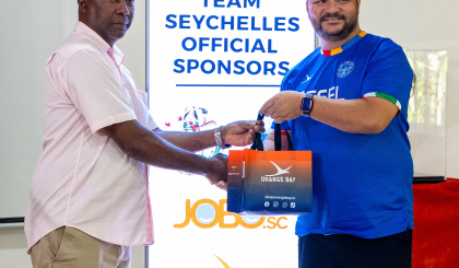 JOBO.sc, Orange Bay outfit Team Seychelles with athleisure wear for Glasgow 2026
