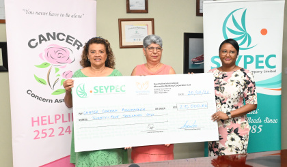 Seypec supports Cancer Concern’s children’s programme
