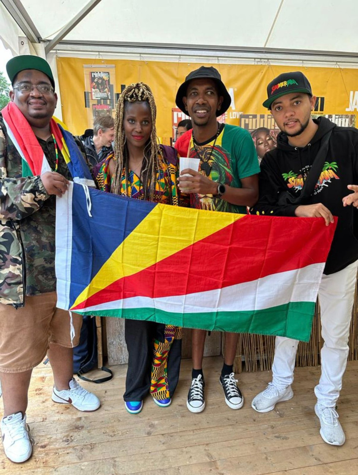Seychellois fan chases the reggae rhythm beyond the islands