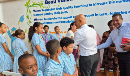 Beau Vallon schools  aim for excellence