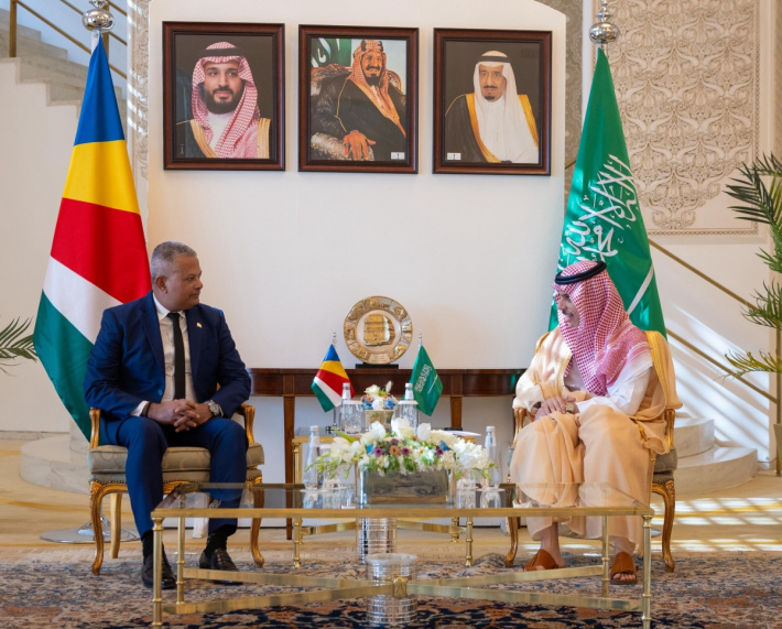 Vice-President Sebastien Pillay meets Saudi Foreign Minister to strengthen bilateral cooperation