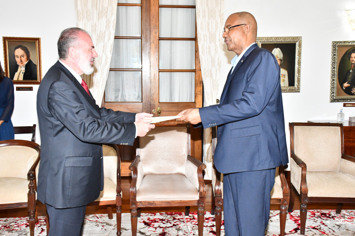 Georgia and Namibia envoys accredited