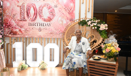 Adelia Renaud marks a century of life