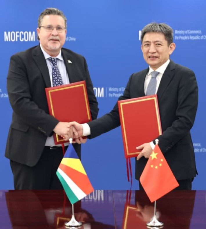 Finance minister signs zero‑tariff pact in Beijing