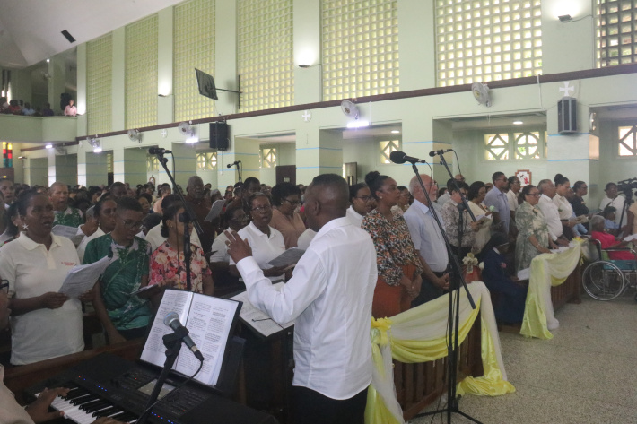 Elderly honoured during special mass at Plaisance parish