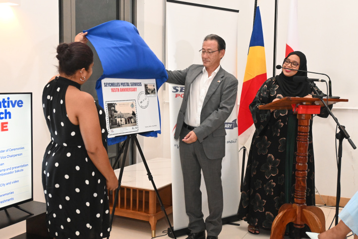 New stamp honours 165 years of Seychelles Postal Service
