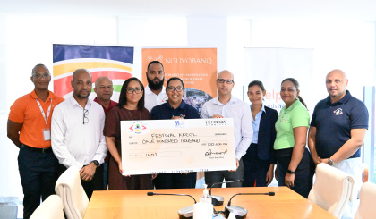 Nouvobanq i kontribye R100,000 anver 41enm Festival Kreol