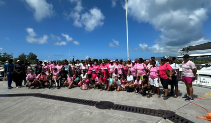 La Digue hosts first-ever Pink Marathon in support of breast cancer awareness