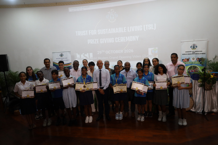 Young Seychellois celebrated for TSL sustainability achievements