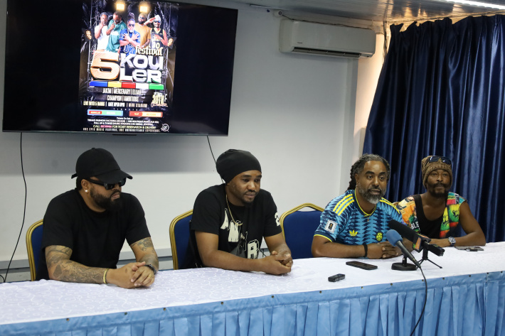 Senk lezann lanmizik, en sel lasenn: ‘5 Kouler’ in pare pour anflanm Festival Kreol
