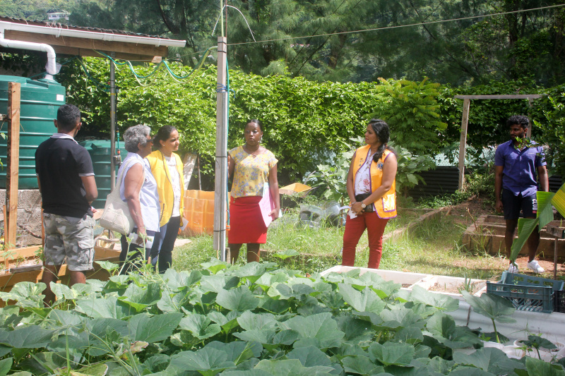 Seychelles Centennial Women Lions Club sponsors shade house at Baie Ste Anne primary school